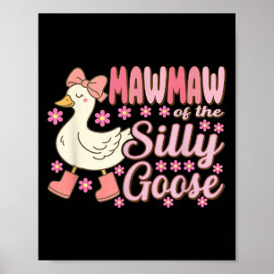 Affiche Mawmaw Oie en Liberté Anniversaire Drôle Correspon