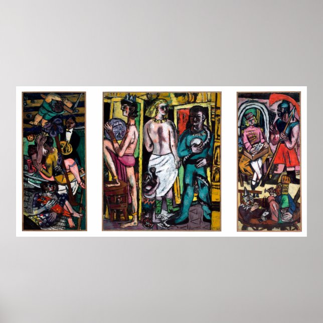 Affiche Max Beckmann (Devant)