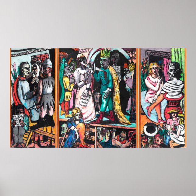 Affiche Max Beckmann (Devant)