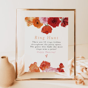 Affiche MAX brillant Floral Prosecco Ring Chasse Jeu