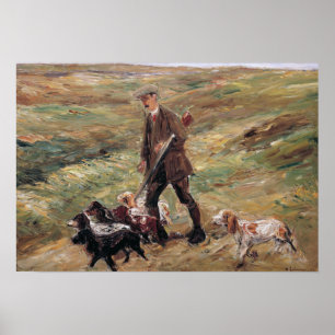 Affiche Max Liebermann Hunter dans les dunes