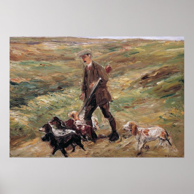 Affiche Max Liebermann Hunter dans les dunes (Devant)