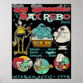 Affiche Max Rebo Band TShirt