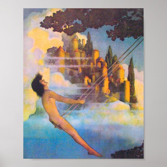 Affiche Maxfield Parrish Dinky Bird (Devant)