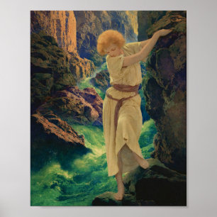 Affiche Maxfield Parrish Le Canyon