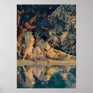 Affiche Maxfield Parrish Le Jardin d'Allah 1918 Beaux-Arts