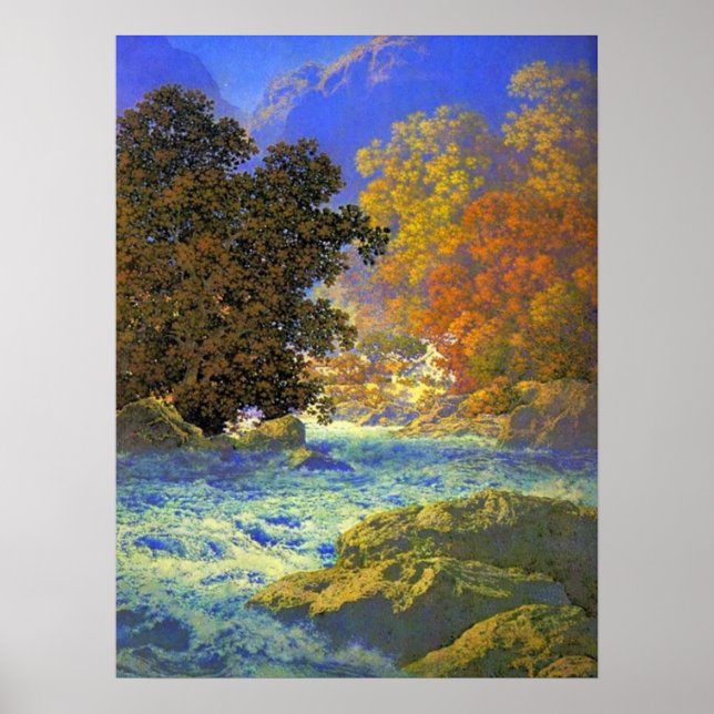 Affiche Maxfield Parrish — Misty Morning (Devant)