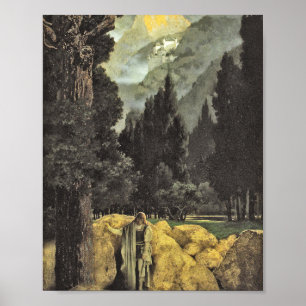 Affiche Maxfield Parrish - Poet's Dream (1901)