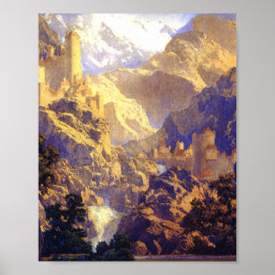 Affiche Maxfield Parrish Romance 1922