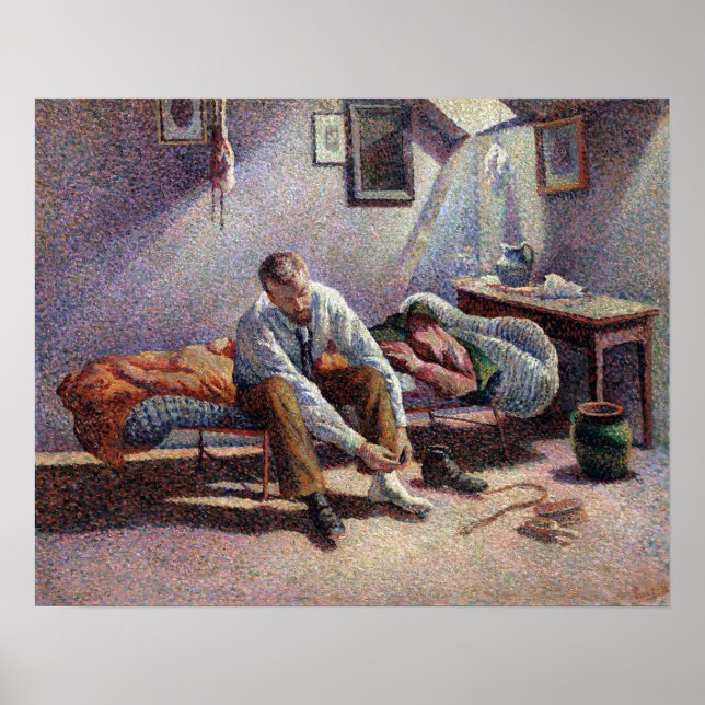Affiche Maximilien Luce Matin, Intérieur (Devant)