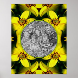 Affiche Maximillien Cadre Tournesol Ajouter Votre Propre P