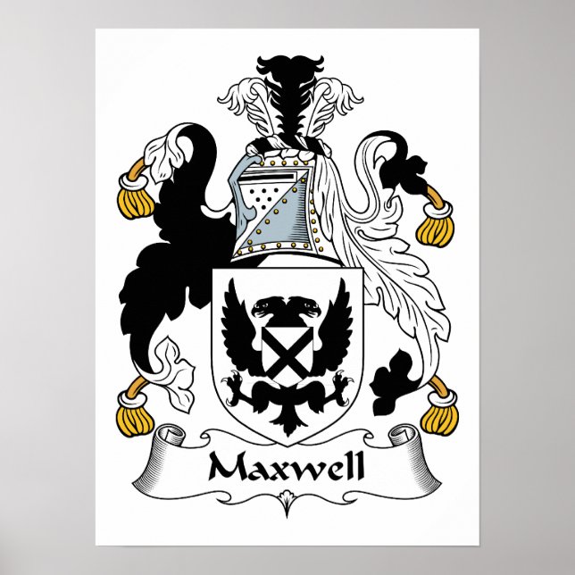 Affiche Maxwell Family Crest (Devant)