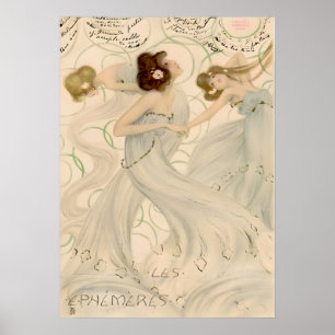 Affiche Mayflies II par Raphael Kirchner