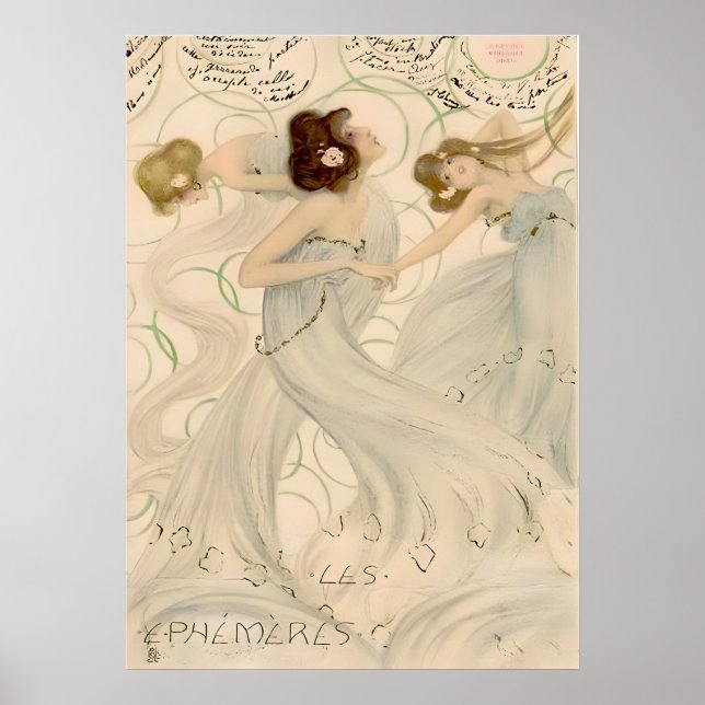 Affiche Mayflies II par Raphael Kirchner (Devant)