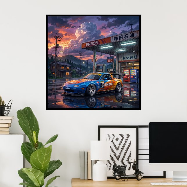 Affiche Mazda MX-5 Miata Touring Car (Bureau à domicile)