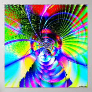 Affiche Maze fractal 5c