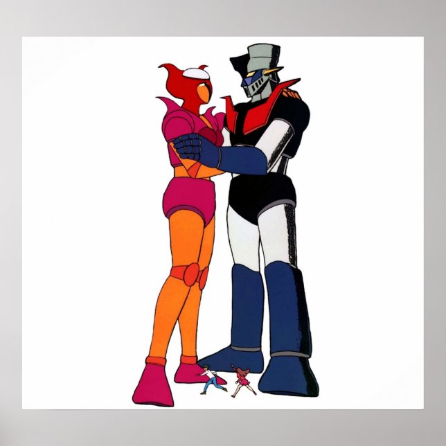 Affiche Mazinger et Aphrodite amour des robots (Devant)