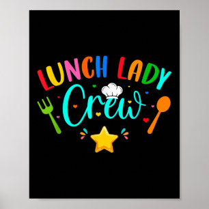 Affiche Mb35 Déjeuner Lady Crew Premier Jour De L'École Re