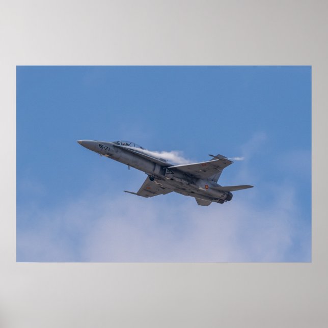 Affiche McDonnell Douglas F/A-18 Hornet (Devant)