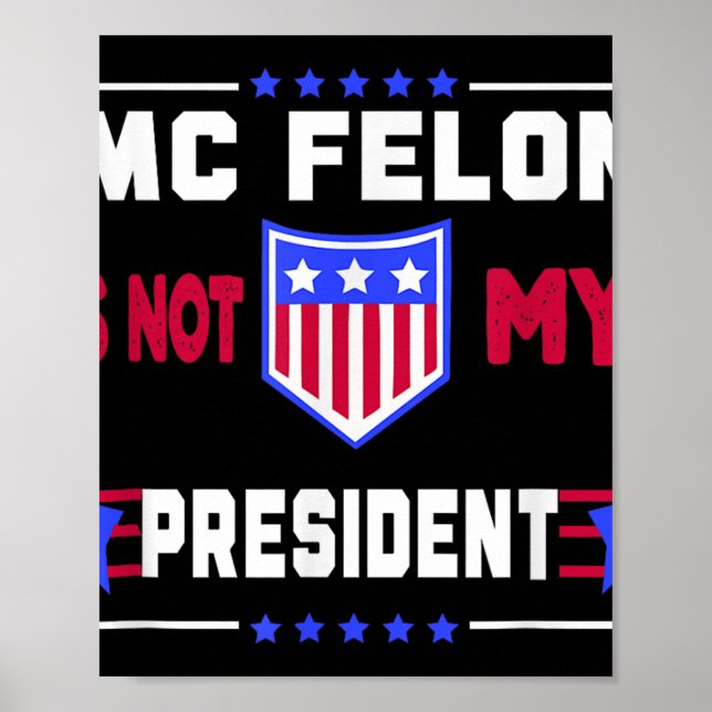 Affiche Mcfelon N'Est Pas Mon Président (Devant)