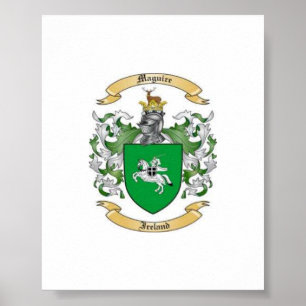Affiche McGuire Family Crest