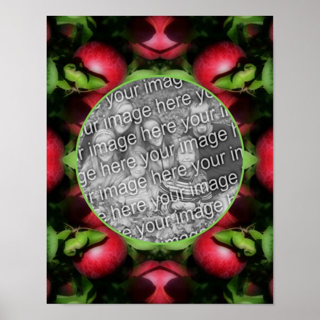 Affiche McIntosh Apples Nature Frame Créer Votre Propre Ph (Devant)