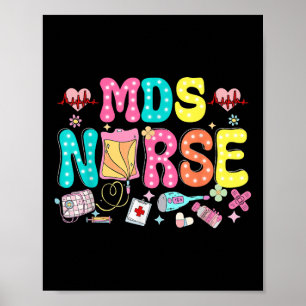 Affiche Mds Infirmière Coeur Valentines Journée Infirmière