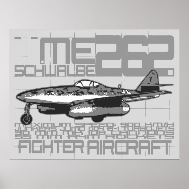 Affiche Me 262 Schwalbe (Devant)