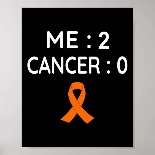 Affiche Me 2 Cancer 0 Leucémie (Devant)