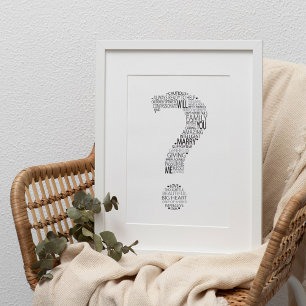 Affiche Me Marieras-Tu Le Cloud Parole