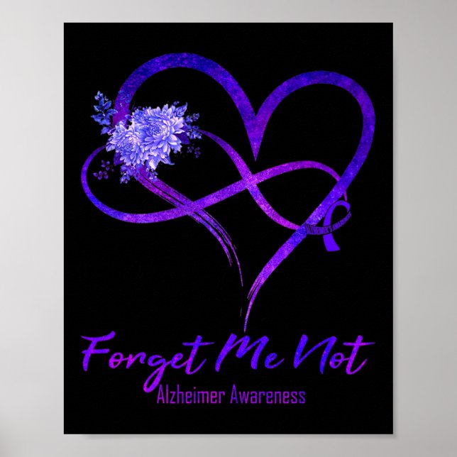 Affiche Me Not Alzheimerheimer Awareness (Devant)