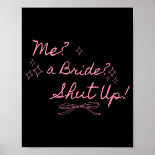 Affiche Me Une Mariée Fermée Bachelorette Party Bridal