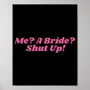 Affiche Me Une Mariée Fermée Bachelorette Party Bridal