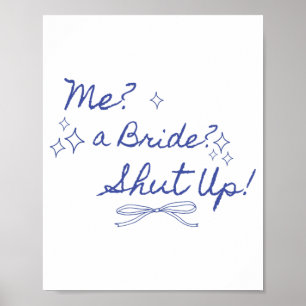 Affiche Me Une Mariée Fermée Bachelorette Party Bridal
