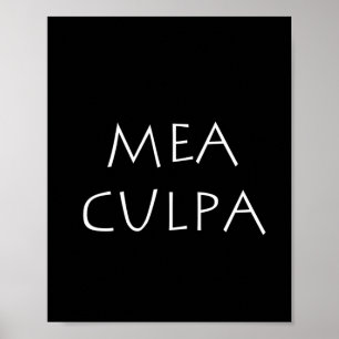 Affiche Mea culpa