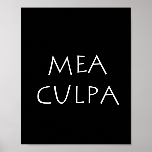 Affiche Mea culpa (Devant)