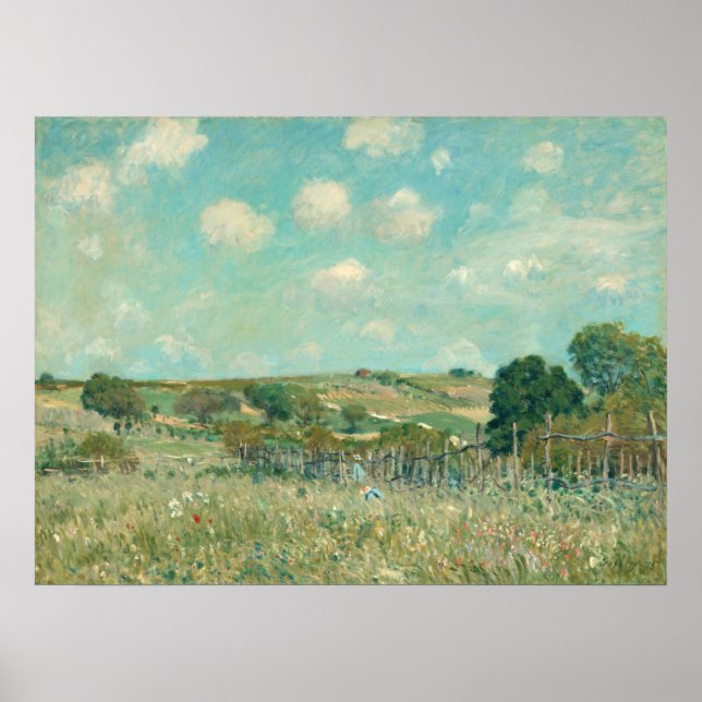 Affiche Meadow - Alfred Sisley (Devant)