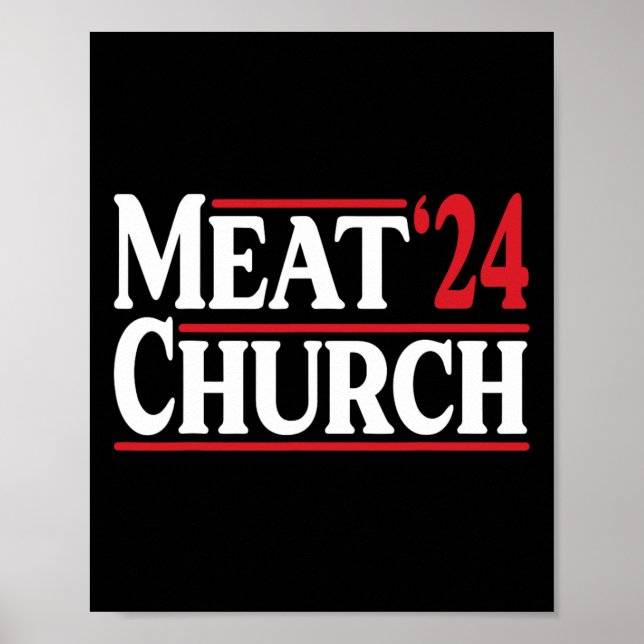Affiche Meat Church 24 Bbq  (Devant)
