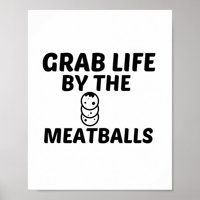 AFFICHE MEATBALLS GRAB LIFE (Devant)