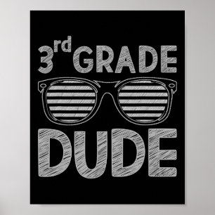 Affiche Mec de 3e année Enseignants de troisième année Élè