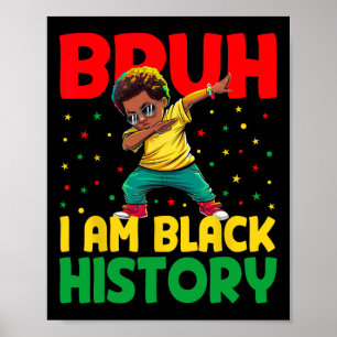 Affiche Mec je suis Mois de l'histoire des Noirs Mélanine