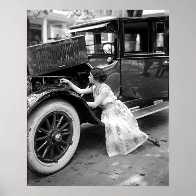 Affiche Mécanique automatique élégant (Devant)