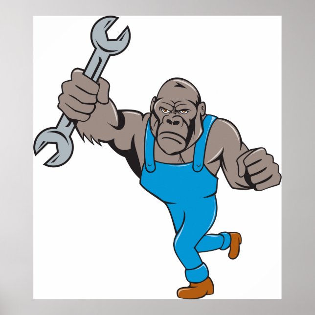 Affiche Mécanique de Gorille (Devant)