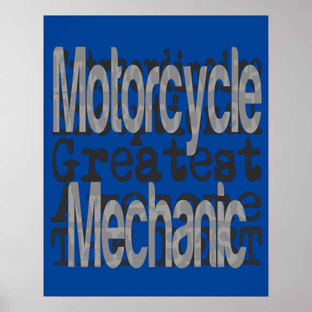 Affiche Mécanique de moto Extraordinaire (Devant)