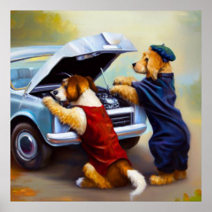 Affiche Mécanique des chiens