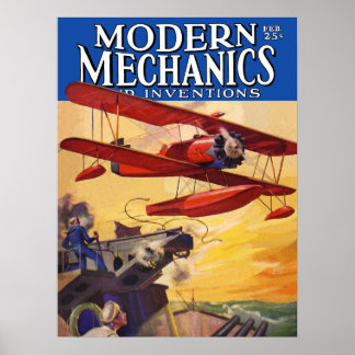 Affiche Mécanique et inventions modernes