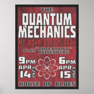Affiche Mécanique quantique @ House of Blues