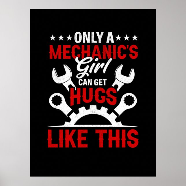 Affiche Mécanique seulement la fille d'un mécanicien (Devant)