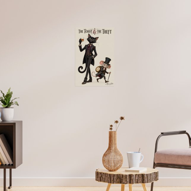 Affiche Méchanceté de Chat et Souris (Salon 3)
