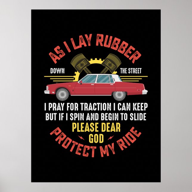 Affiche Mechanic Protect My Ride (Devant)